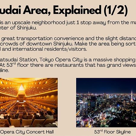 Shinjuku 1 Sta.・98㎡・4Br Entire Home Upscale Area Tokió Kültér fotó